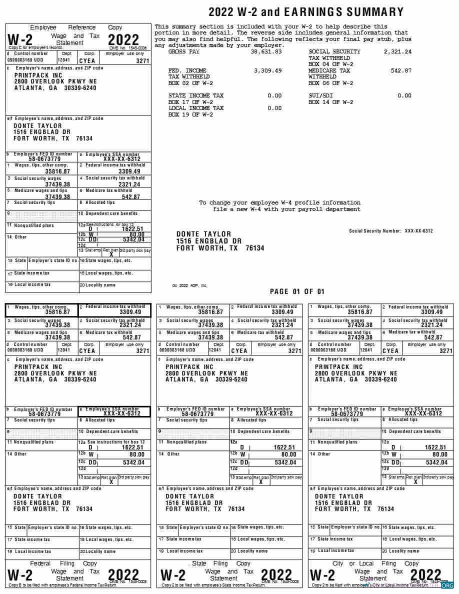 Download PRINTPACK INC earnings summary template in Word and PDF formats.pdf, 1 Photoshop template